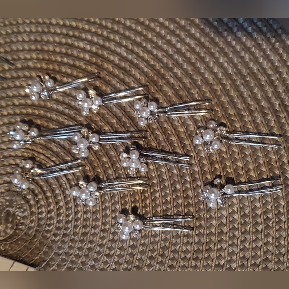 Bridal Hair Pins - Picture 2 of 7